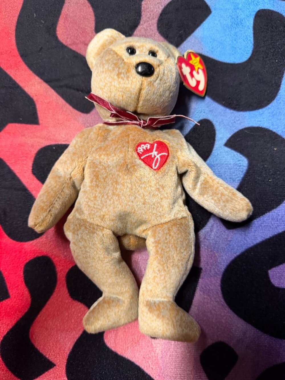 TY BEANIE BABIES COLLECTION 1999 SIGNATURE BEAR
